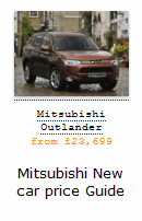Click Here For Mitsubishi New Car Price Guide