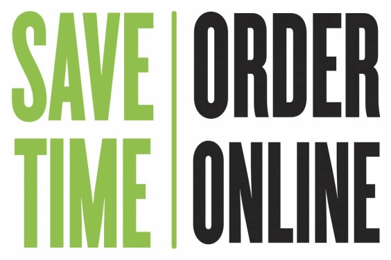 Save Time Order Online